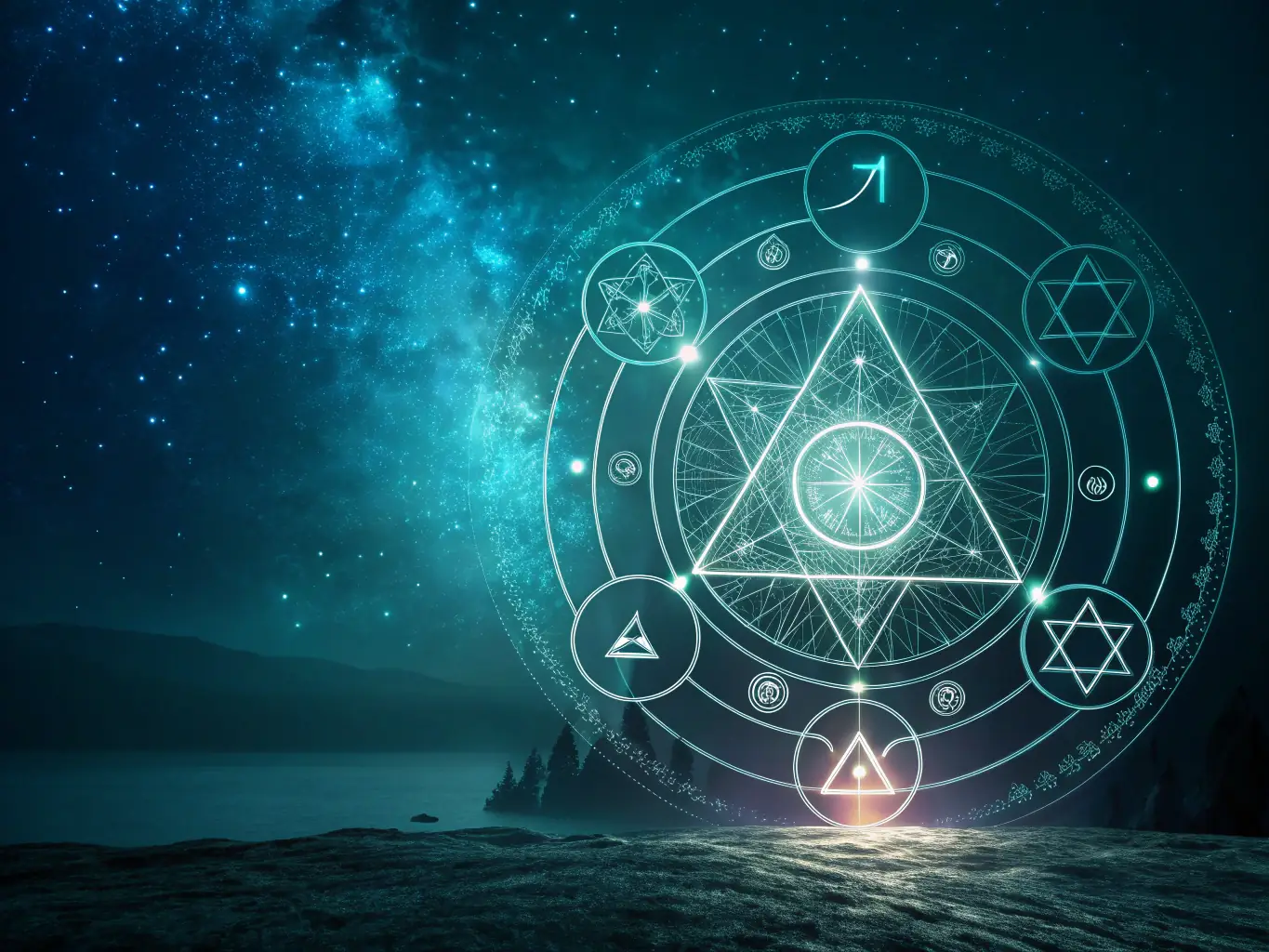 A visually appealing graphic showcasing the different programs offered by Tailo Society, such as the Esoteric Self-Development Program, with icons representing numerology, matrix decoding, and personal transformation.